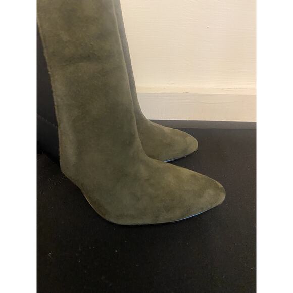 French Connection Morgann Suede Black Ankle Boots Size 9 - Picture 2 of 6